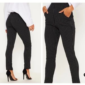 Pinstripe Skinny Pants